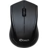C-TECH myš WLM-07, bezdrôtová, 1200DPI, 3 tlačidlá, USB nano prijímač, čierna
