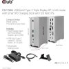 Club3D USB-C, Triple Display DP 1.4 Alt mode Displaylink Dynamic PD Charging Dock so 120 W PS