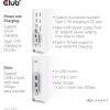 Club3D USB-C, Triple Display DP 1.4 Alt mode Displaylink Dynamic PD Charging Dock so 120 W PS