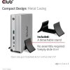 Club3D USB-C, Triple Display DP 1.4 Alt mode Displaylink Dynamic PD Charging Dock so 120 W PS