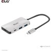 Club3D USB-C Gen2 PD hub pre 2x USB-C 10G porty a 2x USB-A 10G porty
