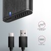 AXAGON EEM2-SBC, USB-C 3.2 Gen 2 - M.2 SATA SSD kovový box RAW, bez skrutiek
