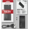 AXAGON EEM2-SBC, USB-C 3.2 Gen 2 - M.2 SATA SSD kovový box RAW, bez skrutiek
