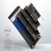 AXAGON EEM2-SG2, USB-C 3.2 Gen 2 - M.2 NVMe a SATA SSD kovový RAW box, bez skrutiek, strieborný