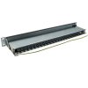 19" Patch panel LYNX 24port, STP, Cat6A, krone, čierny