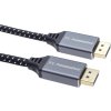 Kábel PREMIUMCORD DisplayPort 1.4 pripojovací kábel, kovové a pozlátené konektory, 3 m