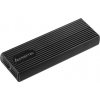 Vonkajší rám CHIEFTEC pre M.2 PCIe NVMe/S-ata SSD Enclosure Tool-Less, s konektorom USB typu C, čierna
