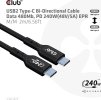 Club3D kabel USB-C, Oboustranný USB-IF Certifikovaný data kabel, Data 480Mb,PD 240W(48V/5A) EPR M/M 2m