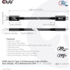 Club3D kabel USB4 Gen2x2 Typ-C, Oboustranný USB-IF Certifikovaný data kabel, Data 20Gbps, PD 240W(48V/5A) EPR M/M 2m