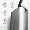 AXAGON ADE-25RC, USB-C 3.2 Gen 1-2.5 Gigabitová sieťová karta Ethernet, Realtek 8156, automatická inštalácia, sivá
