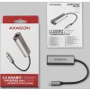 AXAGON ADE-25RC, USB-C 3.2 Gen 1-2.5 Gigabitová sieťová karta Ethernet, Realtek 8156, automatická inštalácia, sivá