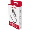 AXAGON ADE-25RC, USB-C 3.2 Gen 1-2.5 Gigabitová sieťová karta Ethernet, Realtek 8156, automatická inštalácia, sivá