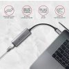 AXAGON ADE-25RC, USB-C 3.2 Gen 1-2.5 Gigabitová sieťová karta Ethernet, Realtek 8156, automatická inštalácia, sivá