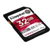 Kingston 32GB Canvas React Plus SDHC UHS-II 300R/260W U3 V90 pre Full HD/4K/8K