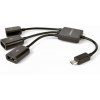 USB hub pre telefóny a tablety, OTG micro USB, GEMBIRD