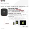 Cestovná nabíjačka Club3D PPS 45W technológia GAN, dvojportový USB Type-C, Power Delivery(PD) 3.0 Podpora