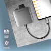 AXAGON CRE-S3C, USB-C 3.2 Gen 1 - čítačka kariet SUPERSPEED, 3-slot & lun SD/microSD/CF, podpora UHS-II