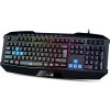GENIUS klávesnice GX GAMING K-215 / herní, drátová, podsvícená/ USB/ černá/ CZ+SK layout