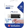 VERBATIM Flash Disk PinStripe USB 3.0, 16 GB - čierna