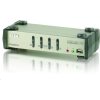 ATEN 4-portový prepínač KVMP USB+PS/2, usb hub, audio, OSD, 1.2m káble