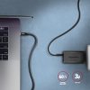 AXAGON BUCM3-CM30AB, SPEED kábel USB-C <-> USB-C, 3 m, USB 3.2 Gen 1, PD 60W 3A, ALU, opletenie, čierny