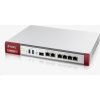 Zyxel USGFLEX200 firewall with 1-year UTM bundle, 2x gigabit WAN, 4x gigabit LAN/DMZ, 1x SFP, 2x USB