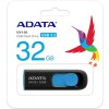 ADATA Flash disk 32GB UV128, USB 3.1 Dash Drive (R:40/W:25 MB/s) čierna/modrá