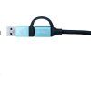 kábel iTec USB-C na USB-C s integrovaným USB 3.0 Podľa adaptéra