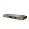 Tenda TEG1024F - 22-portový gigabitový ethernetový prepínač + 2x Combo SFP/RJ45, 10/100/1000 Mb/s, bez ventilátora, stojanová montáž, kov