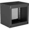 Intellinet 19" rack BASIC 9U/400 mm, čierny, rozložený flatpack