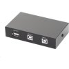 Dátový USB prepínač 2PC na 1 USB zariadenie, manuálny