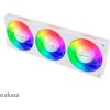 AKASA ventilátor VEGAS A36,  trio 12cm ARGB fan, single frame,Anti-Vibration