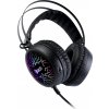 C-TECH Herní sluchátka Astro (GHS-16), casual gaming, LED, 7 barev podsvícení