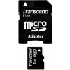 Karta TRANSCEND MicroSD 2GB + adaptér