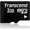 Karta TRANSCEND MicroSD 2 GB, bez adaptéra