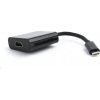 USB adaptér, USB typ C - HDMI (MHL) 4K 30Hz, čierny, GEMBIRD