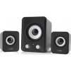 Reproduktory Modecom Logic 2.1 LS-20 subwoofer 5W × 1 , satelity 2x 3W BLACK