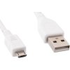 GEMBIRD kabel microUSB - USB, 1m, bílý