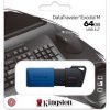 Kingston Flash Disk 64GB USB3.2 Gen 1 DataTraveler Exodia M (Black + Blue)