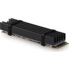 AXAGON CLR-M2L10, hliníkový pasívny chladič pre M.2 2280 SSD, výška 10 mm