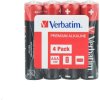 VERBATIM Alkalické baterie AAA, 4 Pack - Shrink, LR3