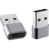 PremiumCord USB redukcia USB C - USB2.0 A (F/M)