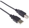 PREMIUMCORD Kabel USB 2.0 A-B propojovací 1m, barva černá