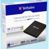 VERBATIM externí mechanika Slimline Blu-ray Writer (USB-C, USB 3.0)  Zdarma BR Disc 25GB (CD DVD BD + NERO