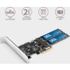 AXAGON PCES-SA4M2, PCIe radič - 2x interný SATA 6G port + 2x SATA M.2 slot, ASM1164, SP & LP