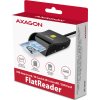AXAGON CRE-SM3SD, USB-A FlatReader 4-slot čítačka kariet ID card (eID klient) + SD/microSD/SIM, 1,3 m kábel