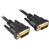 Prepojovací kábel PREMIUMCORD DVI na DVI 10 m (DVI-D, M/M, dual link)