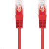 C-TECH kabel patchcord Cat5e, UTP, červený, 0,25m