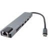 PremiumCord Adaptér USB-C na HDMI + USB3.0 + USB2.0 + PD + SD/TF + RJ45
