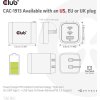 Club3D cestovní nabíječka 65W GAN technologie, 3 porty (2xUSB-C + USB-A), PPS, Power Delivery(PD) 3.0 Support